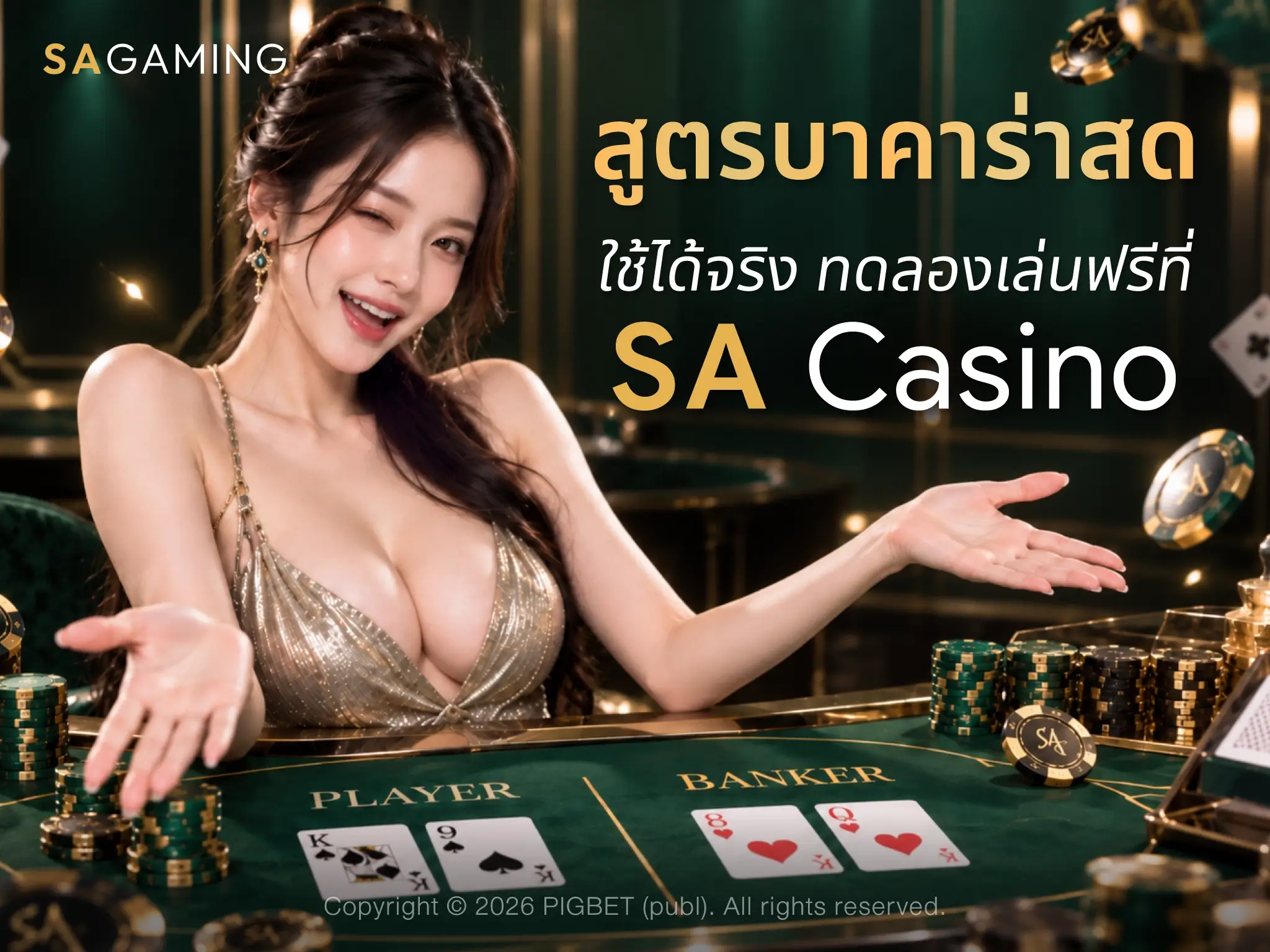ภาพประกอบบทความสูตรบาคาร่า SA